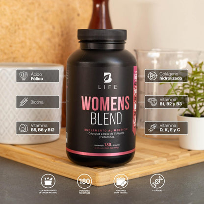 B Life Womens Blend | Multivitamínico para la Mujer 180 Capsulas