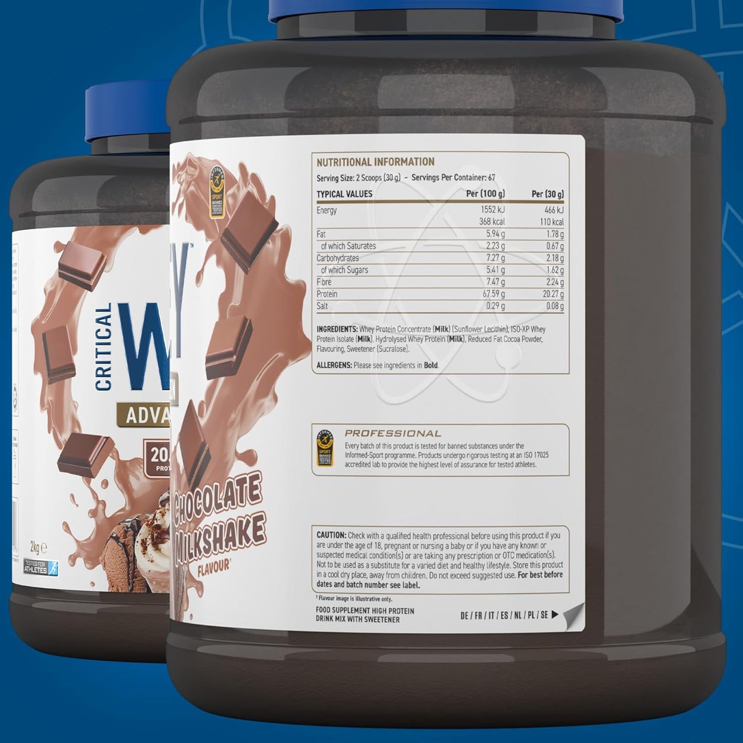 Applied Nutrition Critical Whey Advanced Protein 5 Lbs