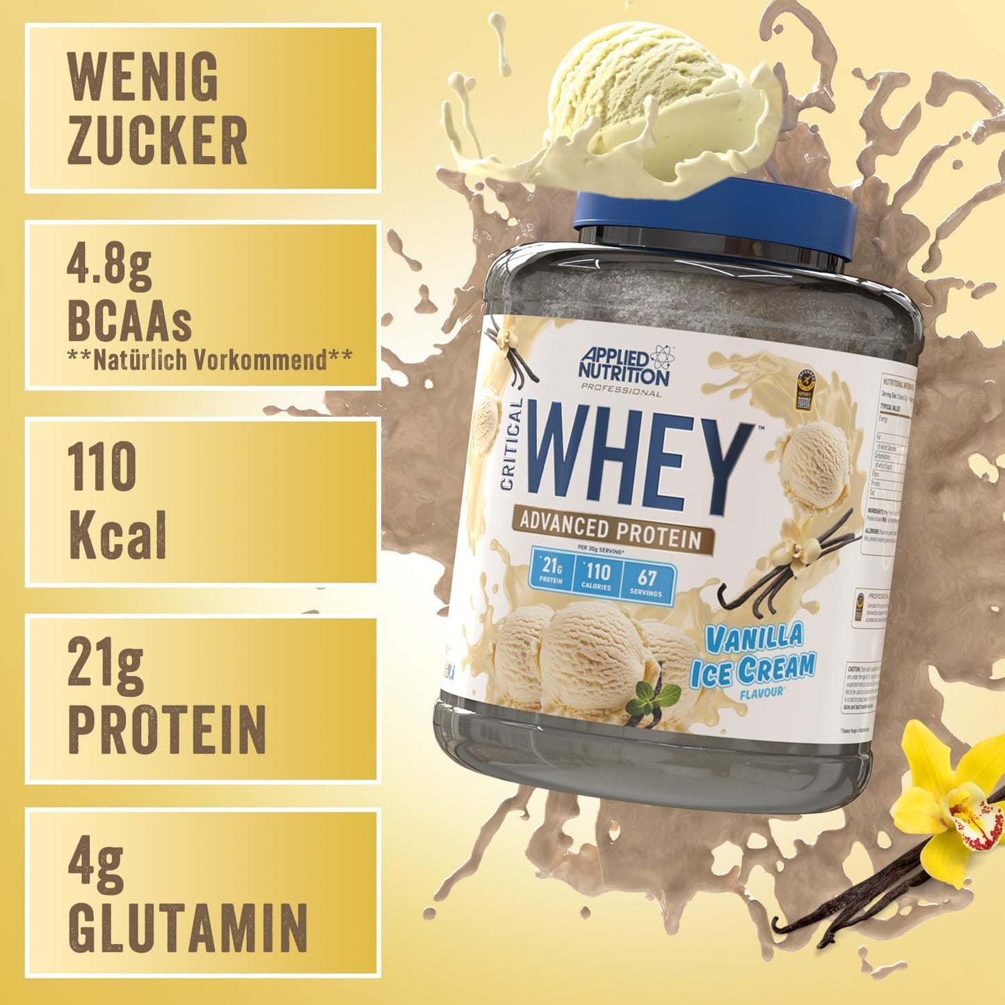 Applied Nutrition Critical Whey Advanced Protein 5 Lbs