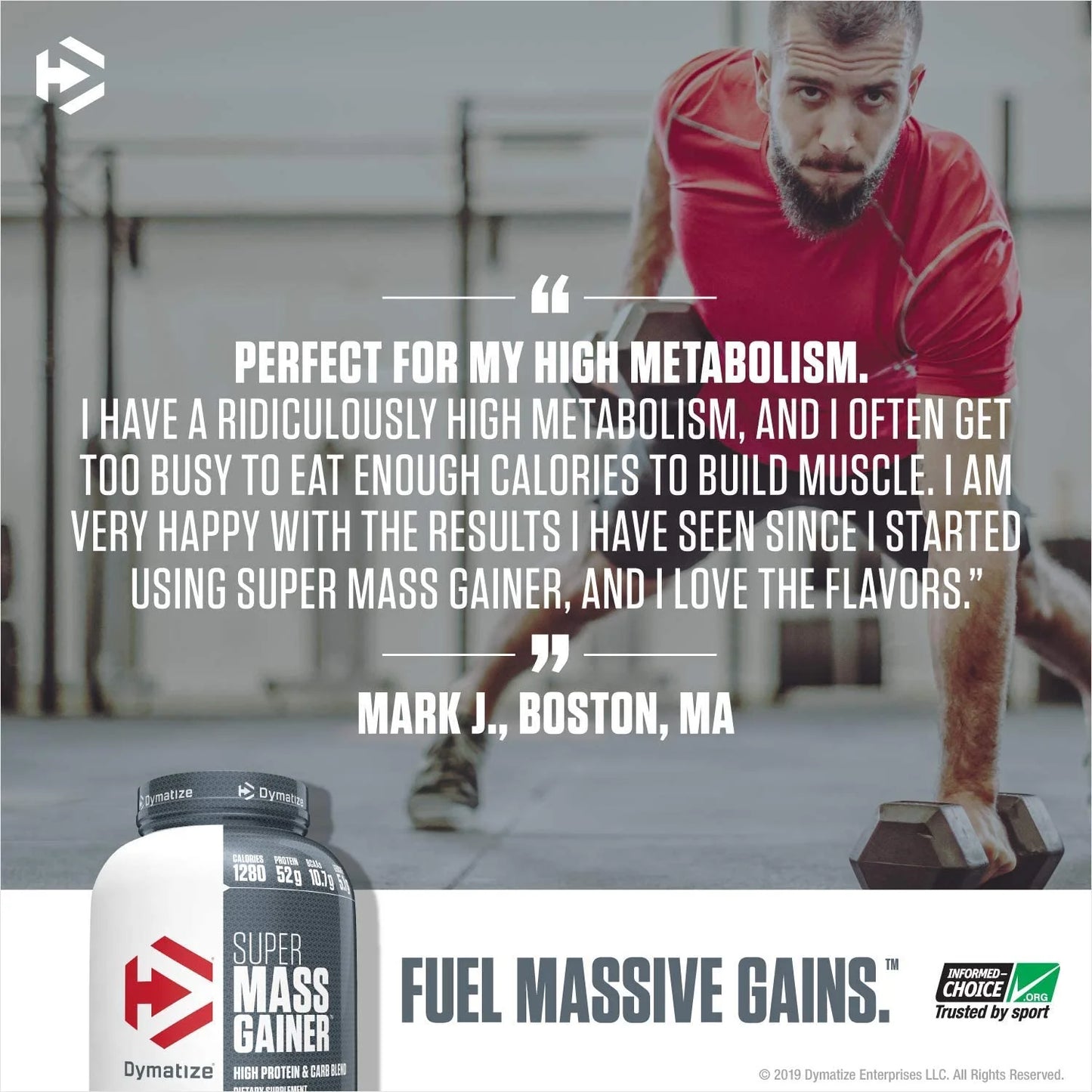 Dymatize Super Mass Gainer 12 Lbs