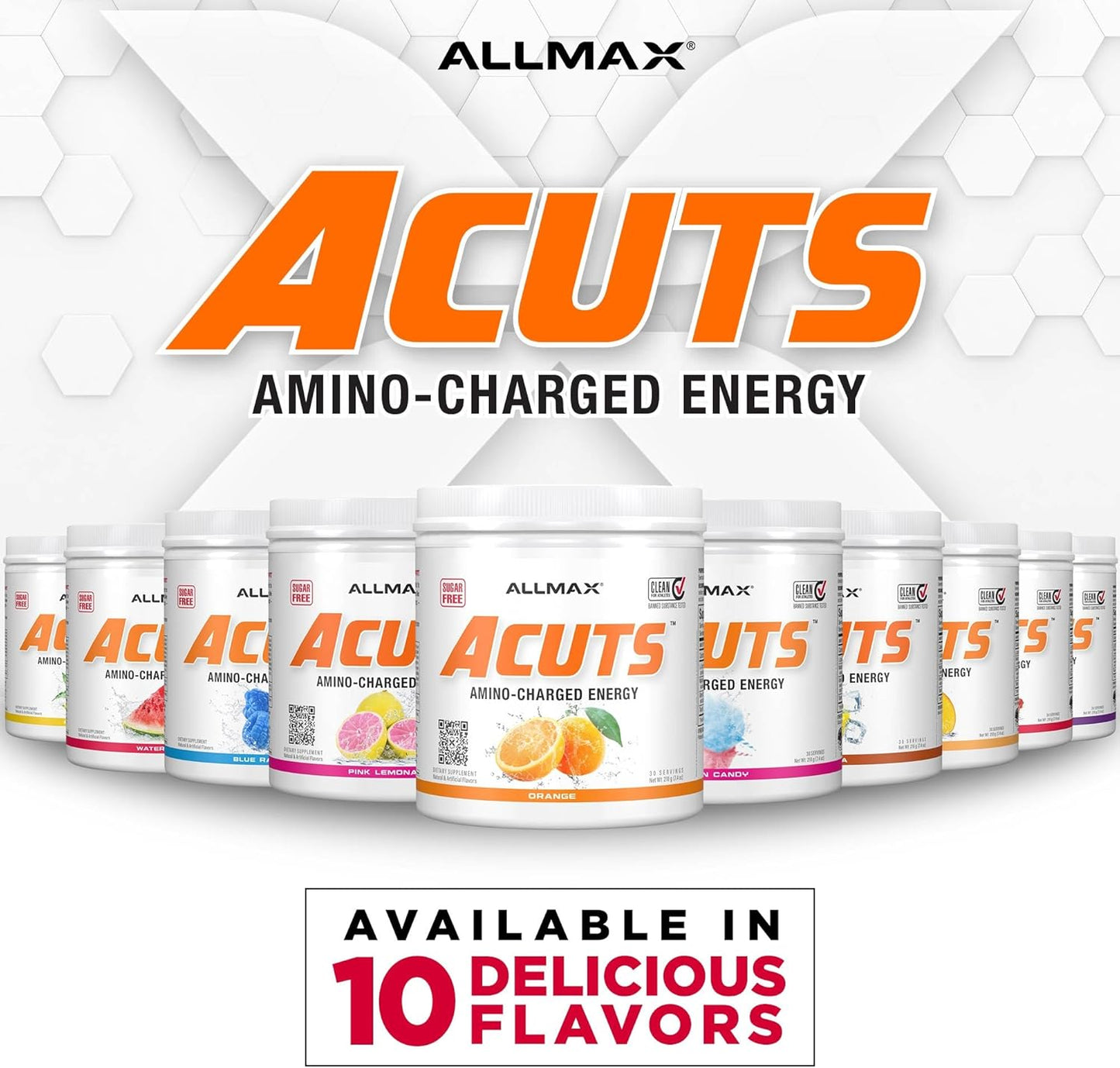 Allmax ACuts: Amino-Charged Energy 30 Servicios