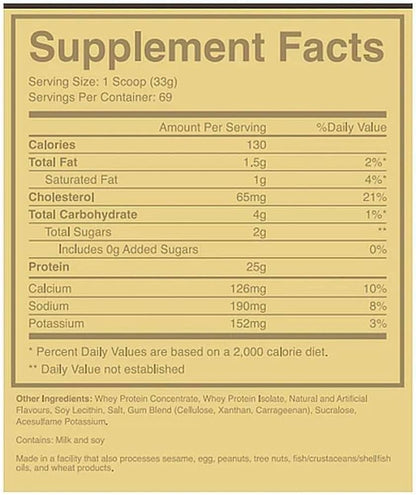 Raw Nutrition Bum Premium Whey Protein 5 Lbs