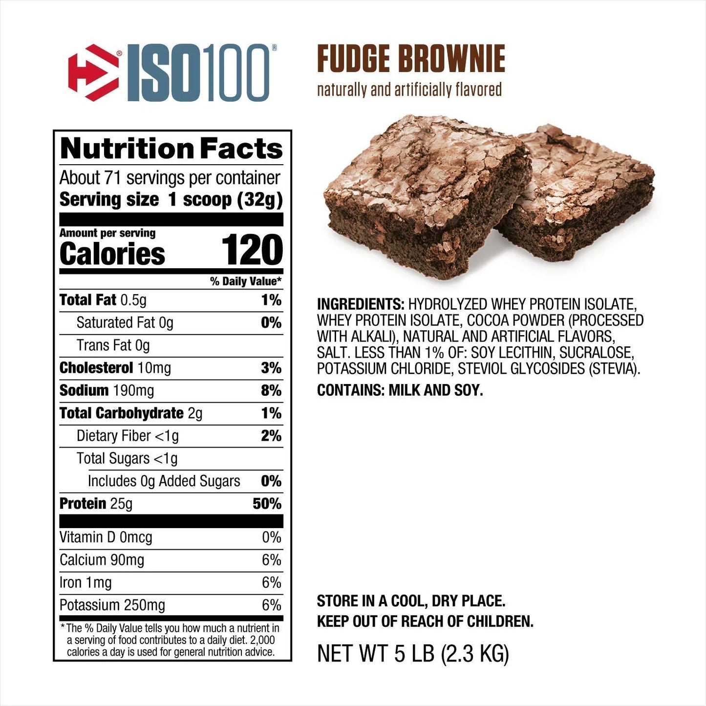 Dymatize Iso 100 Hydrolized 5 Lbs
