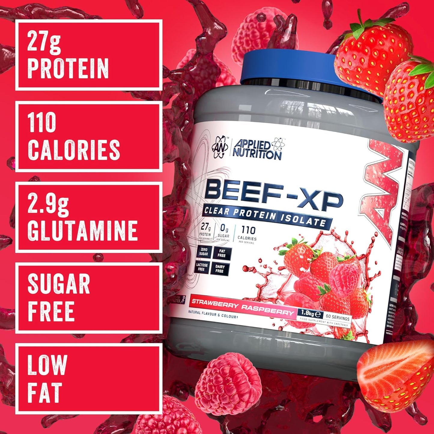 Applied Nutrition Beef-Xp Clear Protein Isolate 4 Lbs