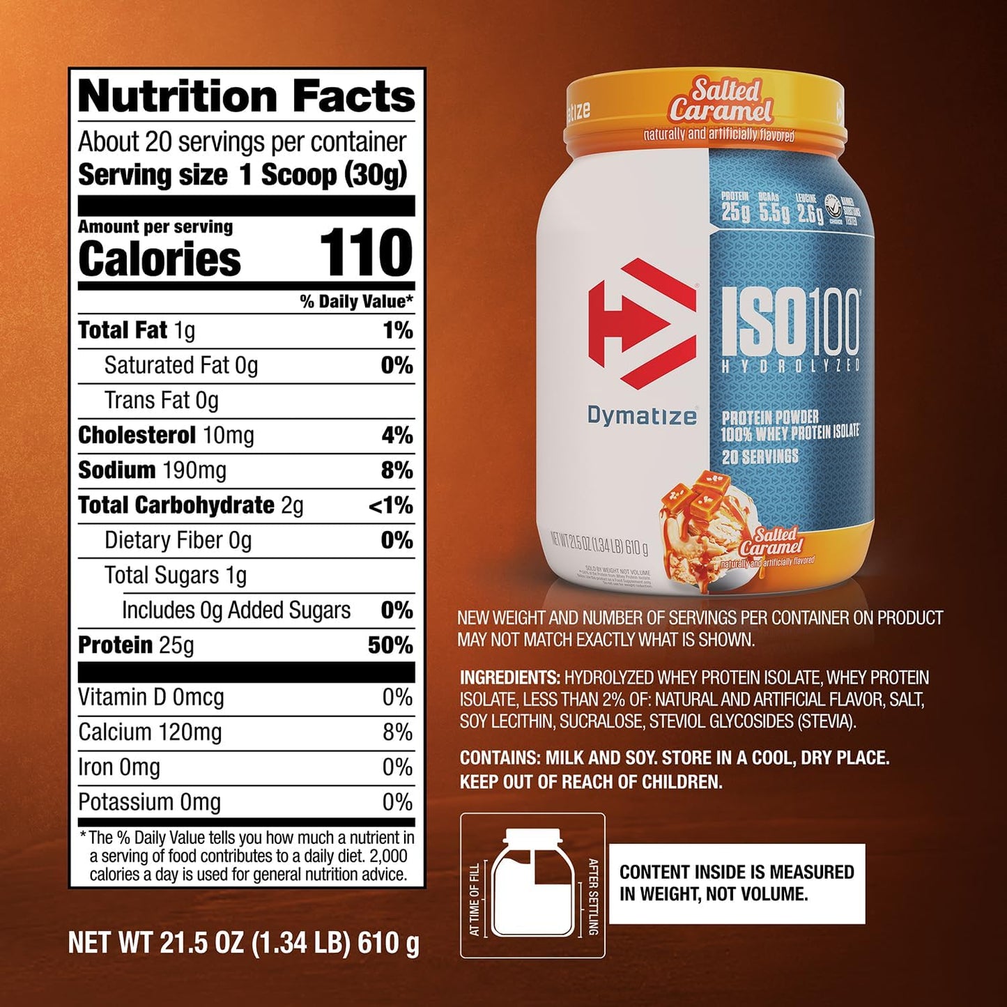 Dymatize Iso 100 Hydrolyzed 1.4 Lbs