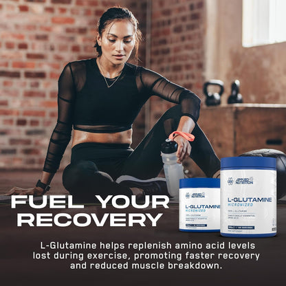 Applied Nutrition L-Glutamine Micronized 500 Gramos 100 Servicios