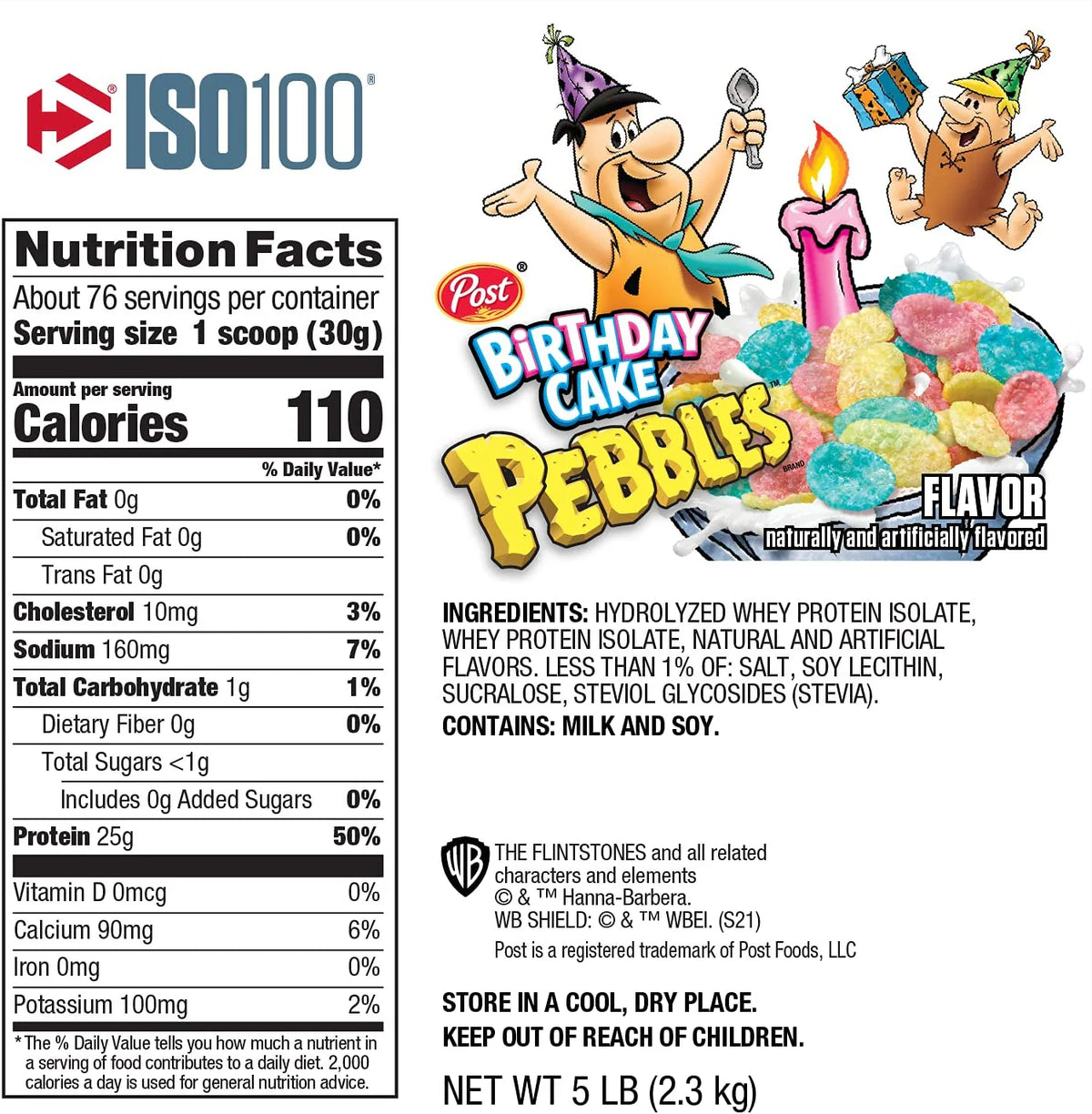 Dymatize Iso 100 Hydrolized 5 Lbs