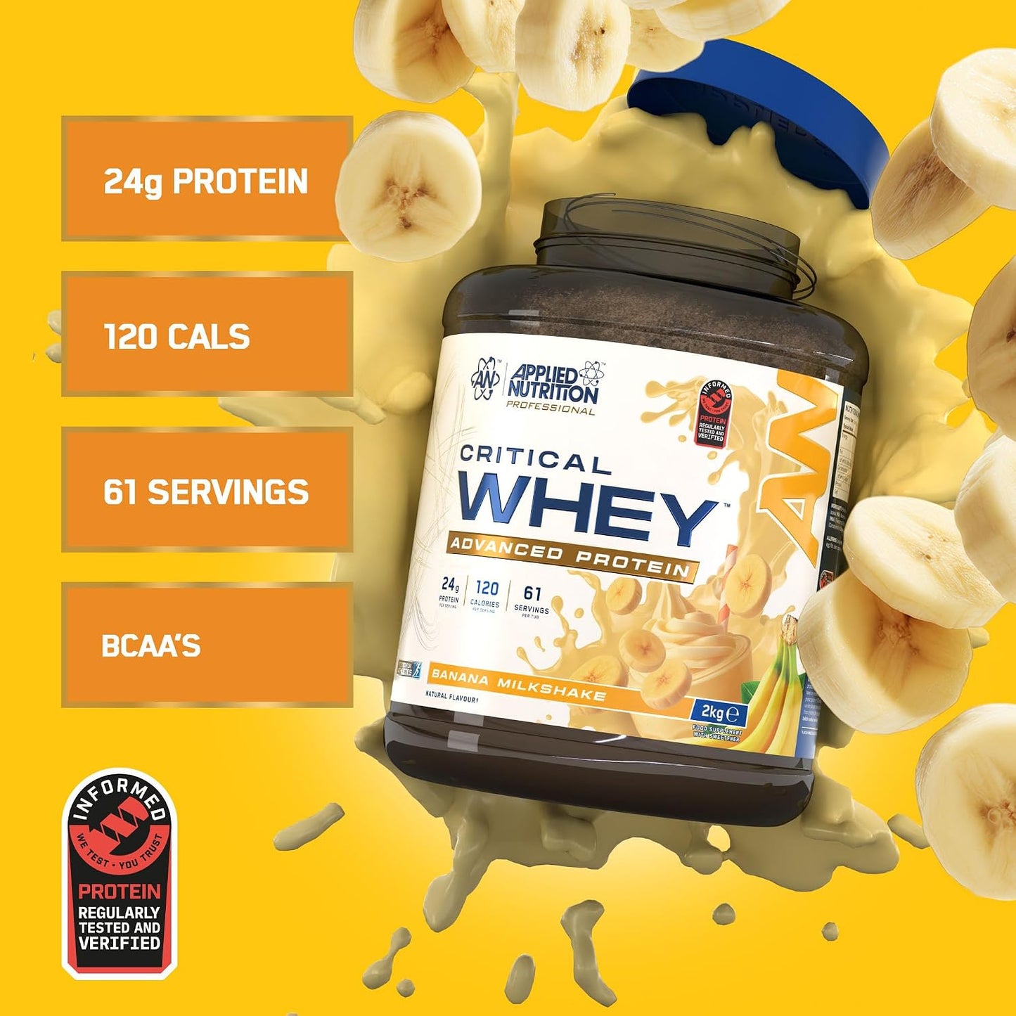 Applied Nutrition Critical Whey Advanced Protein 5 Lbs