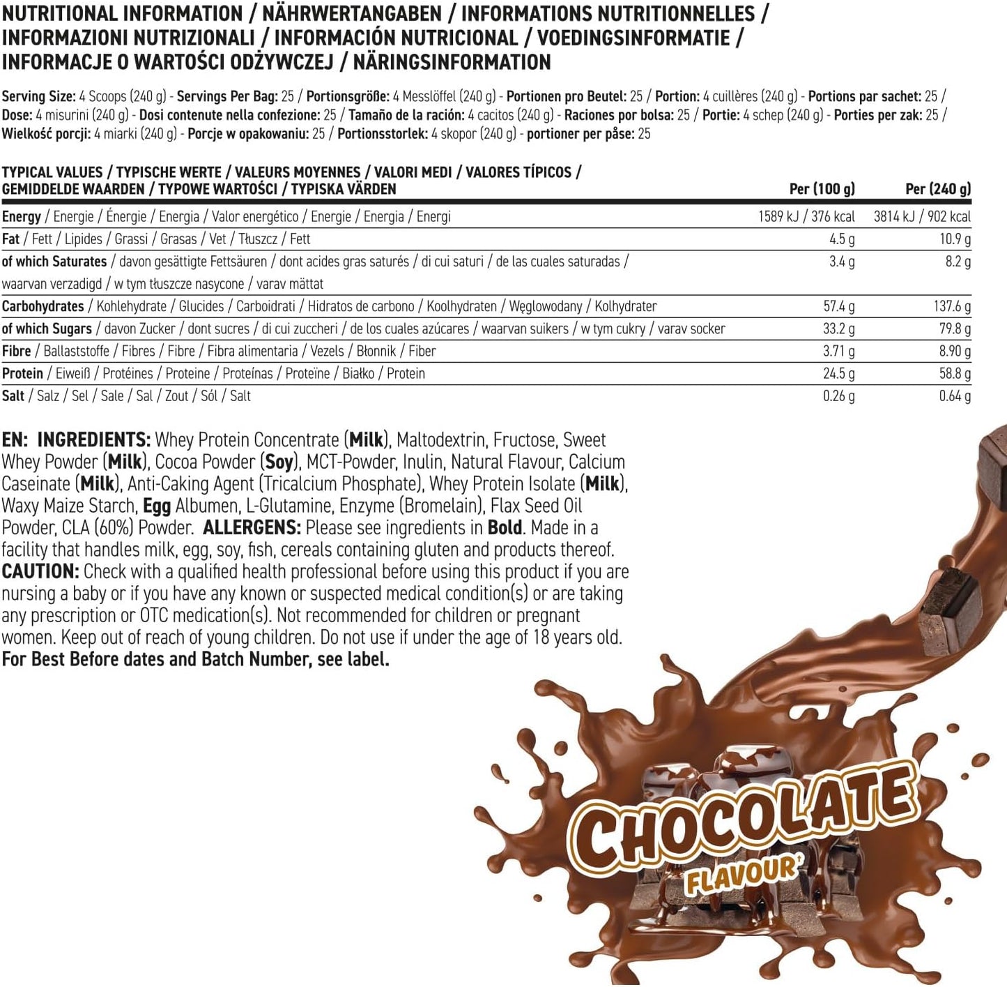 Applied Nutrition Critical Mass Original 6 Kg