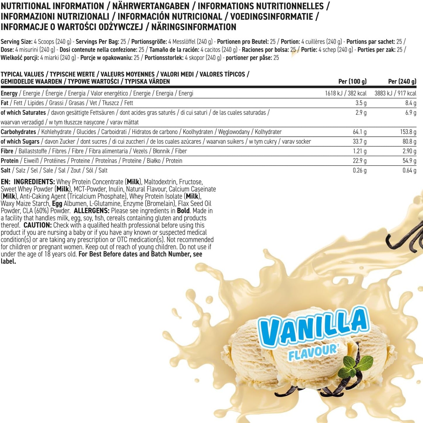Applied Nutrition Critical Mass Original 6 Kg