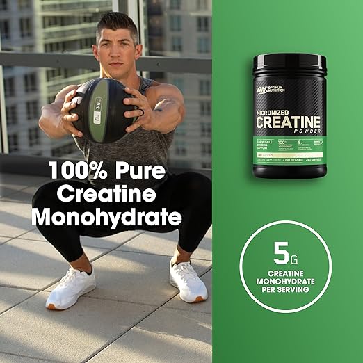 On Micronized Creatine Powder 1.2 Kg 240 Servicios