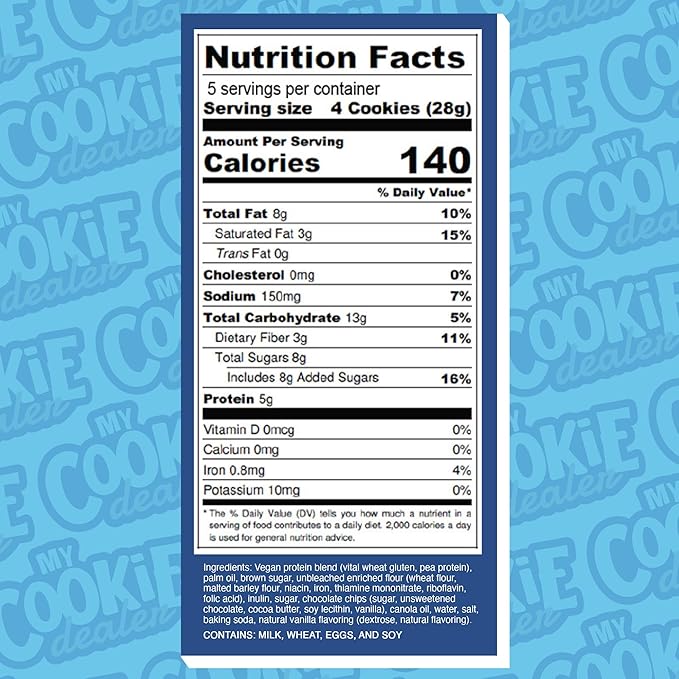 Raw Nutrition My Cookie Bite-Sized 142 Gramos