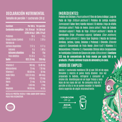 Birdman Parrot Greens & Protein 30 Servicios