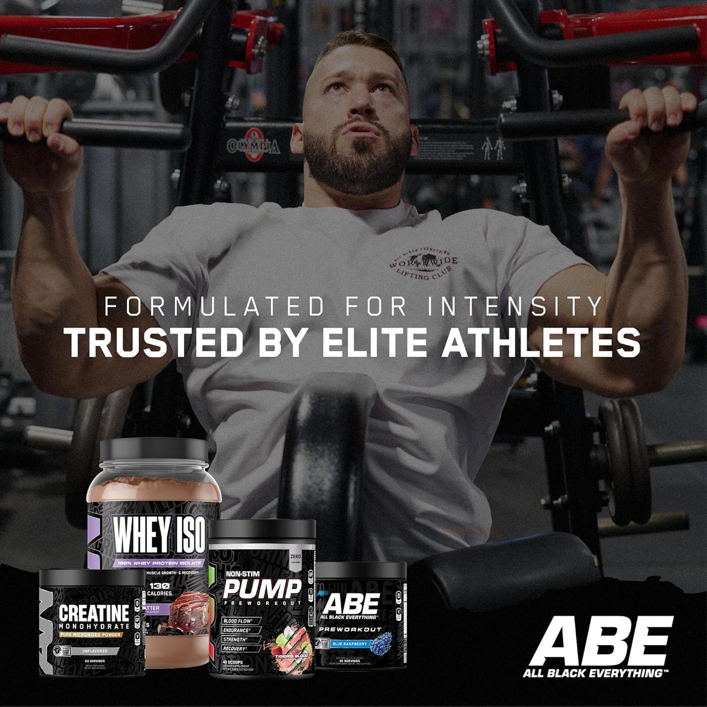 Applied Nutrition Abe All Black Everything Pre 30 Servicios