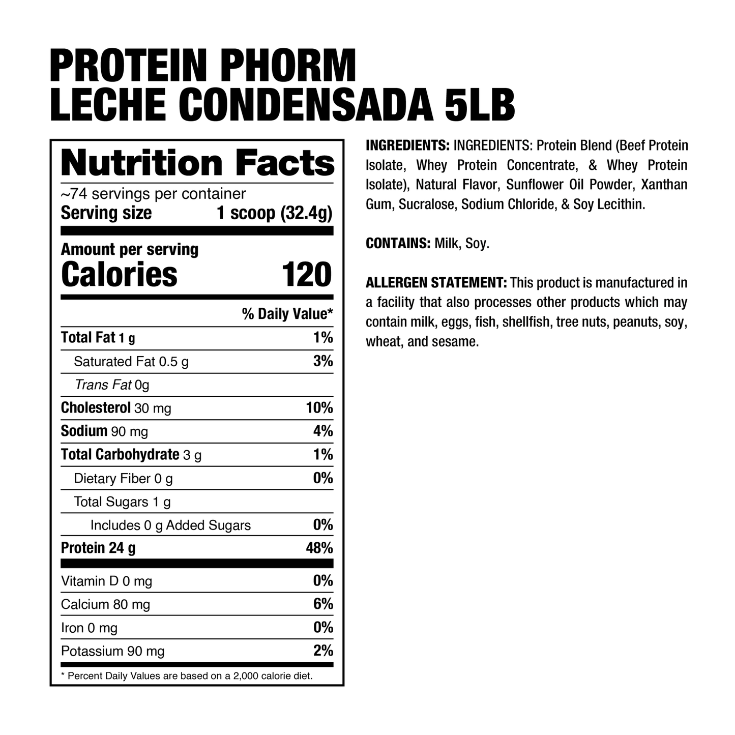 Dragon Pharma Protein Phorm 5 Lbs