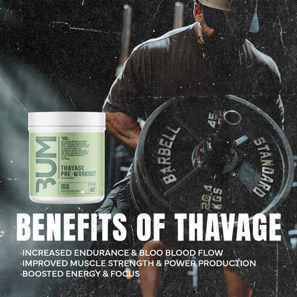 Raw Nutrition Bum Thavage Pre-Workout 40 Servicios
