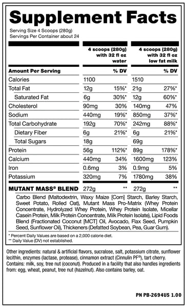 Mutant Mass 15 Lbs