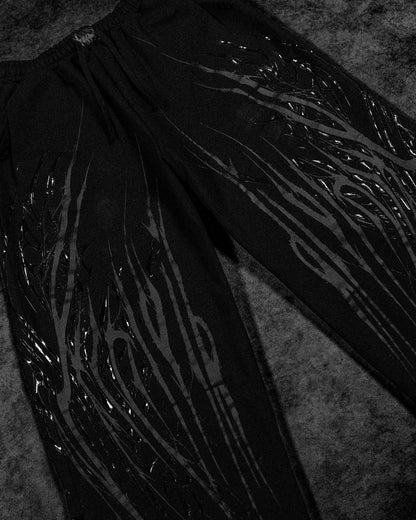Breathedivinity Venom Texture Symbiote Banana Sweatpants Darkess