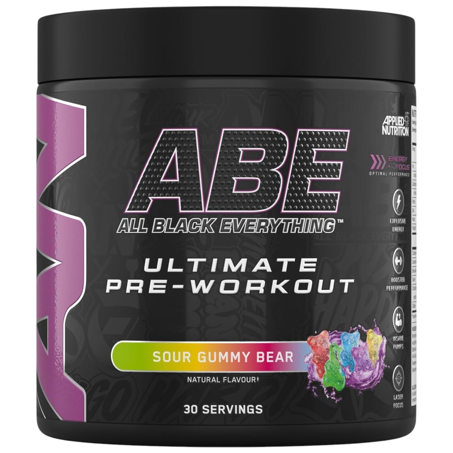 Applied Nutrition Abe All Black Everything Ultimate Pre-Workout 30 Servicios