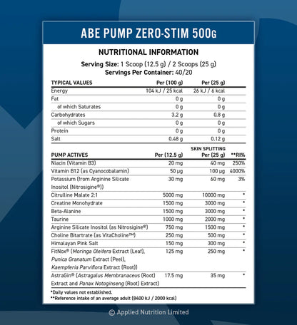 Applied Nutrition Abe Pump 40 Servicios