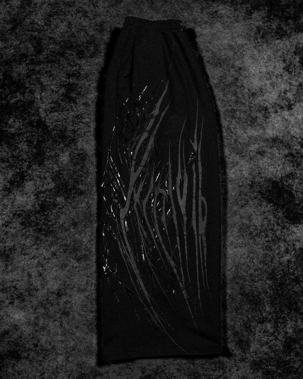 Breathedivinity Venom Texture Symbiote Banana Sweatpants Darkess