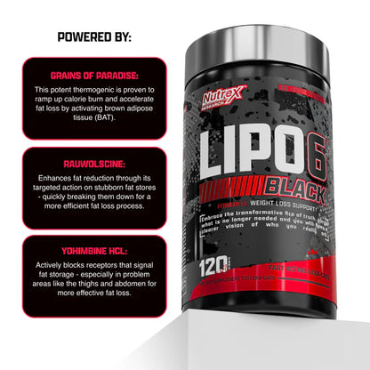 Nutrex Lipo6 Black Ultra Concentrate 60 Capsulas