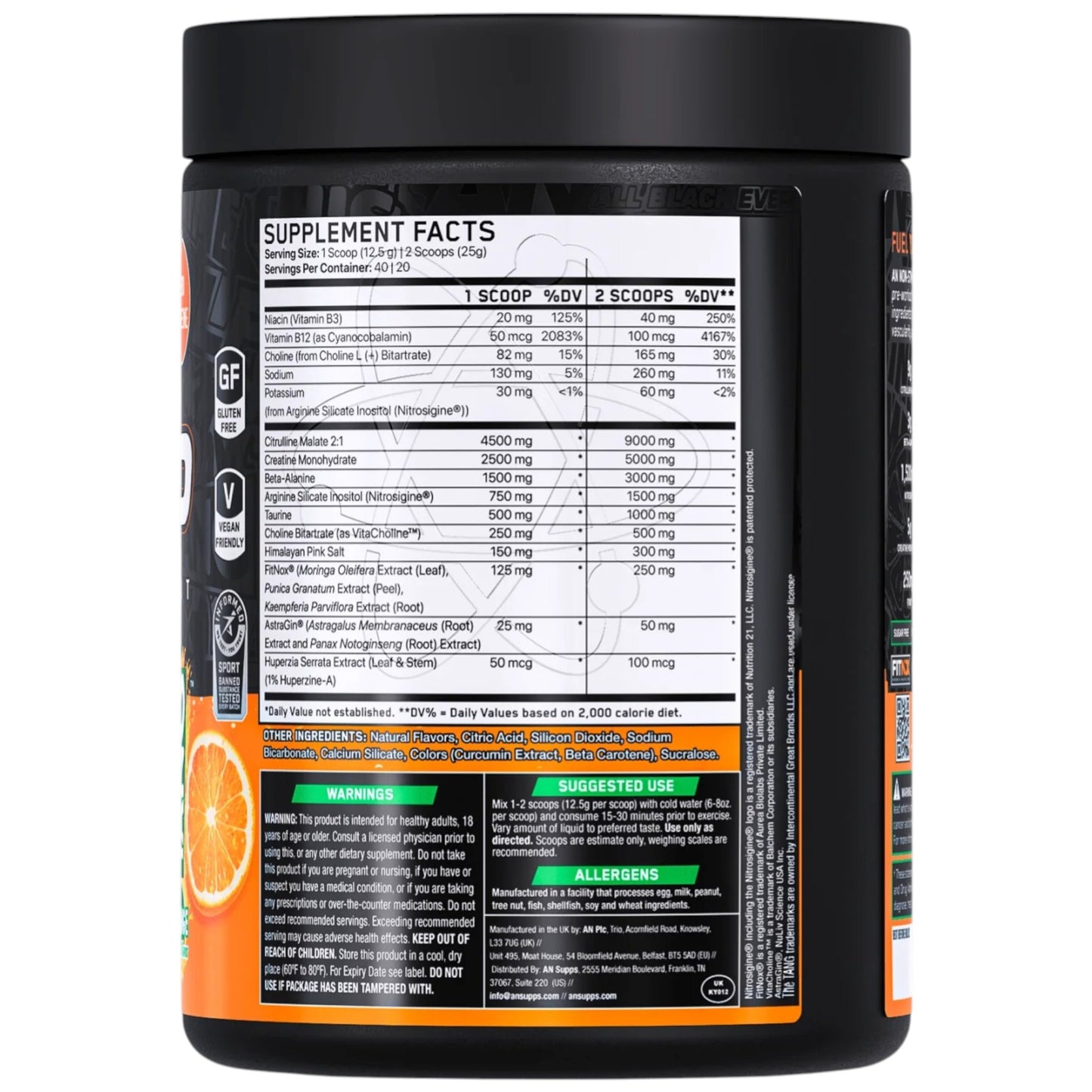 Applied Nutrition Abe Pump 40 Servicios
