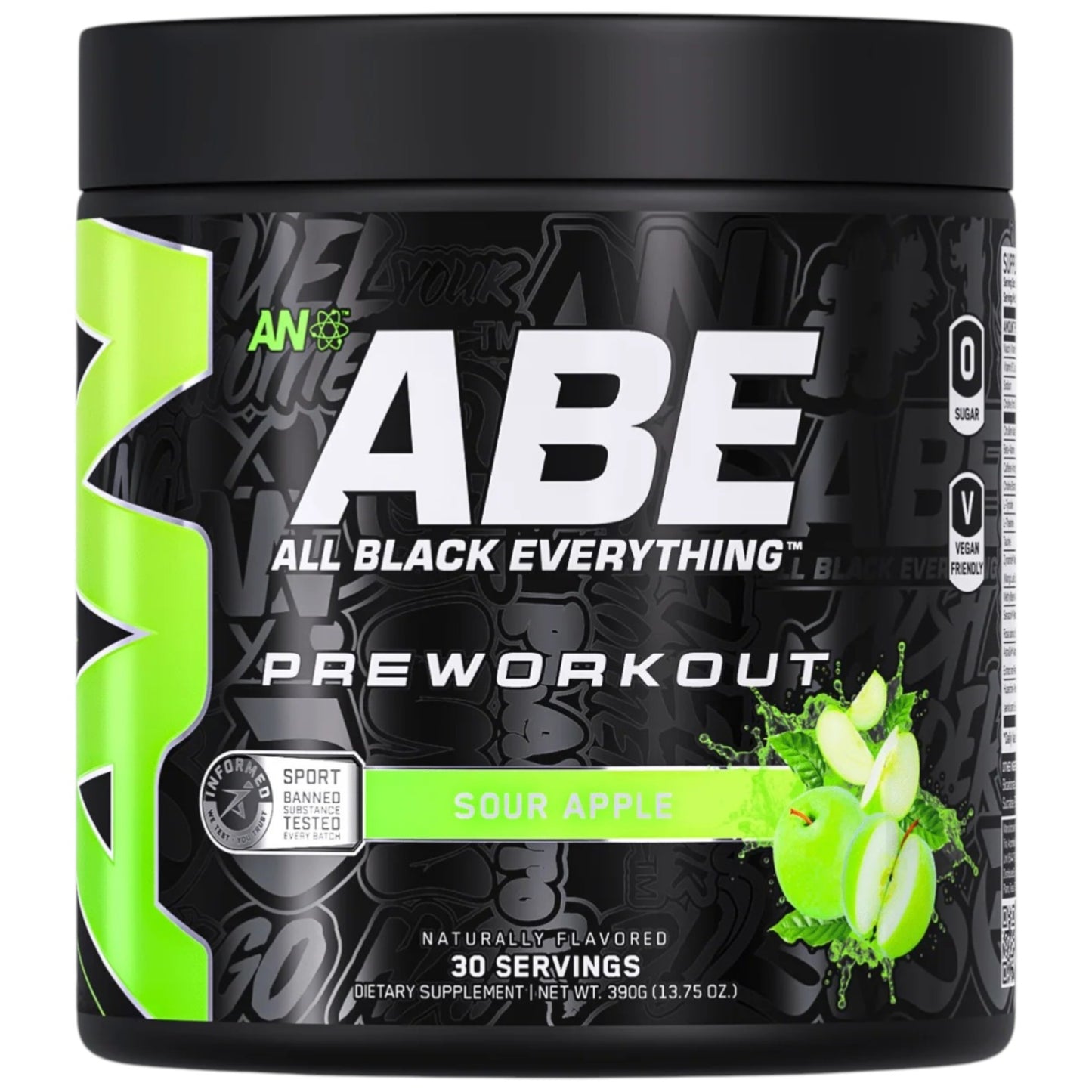 Applied Nutrition Abe All Black Everything Pre 30 Servicios