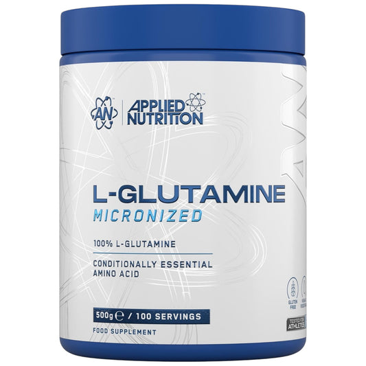 Applied Nutrition L-Glutamine Micronized 500 Gramos 100 Servicios