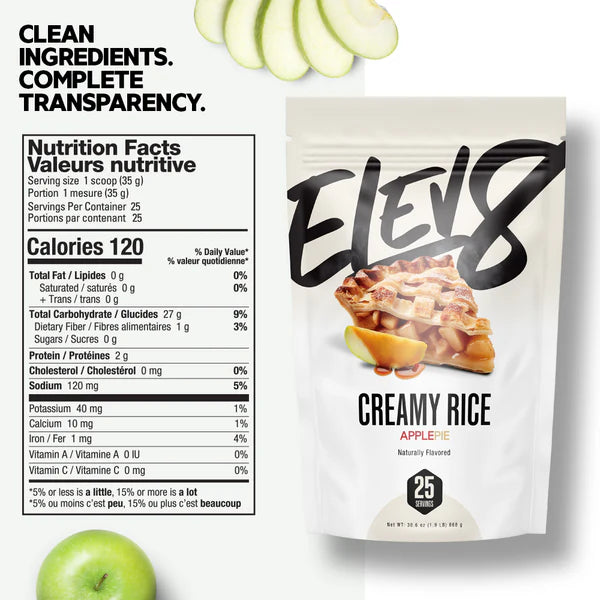 Elev8 Creamy Rice Apple Pie 25 Servicios