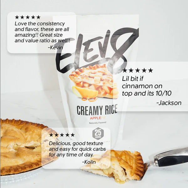 Elev8 Creamy Rice Apple Pie 25 Servicios