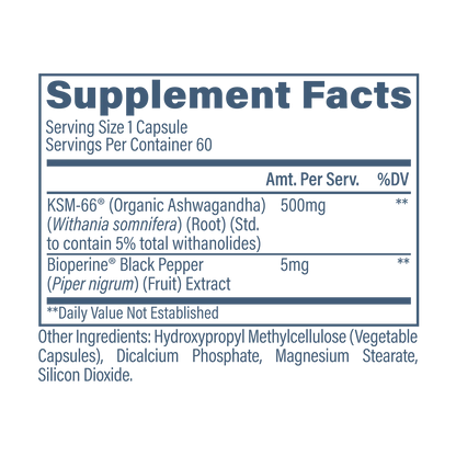 Revive Ksm-66 Ashwagandha 60 Capsulas