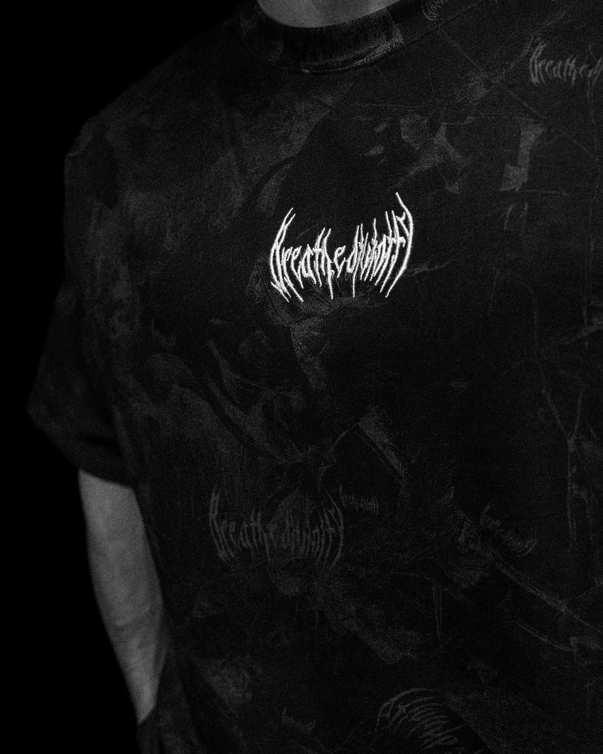 Breathedivinity Oversized T-Shirt Nightshade Camo