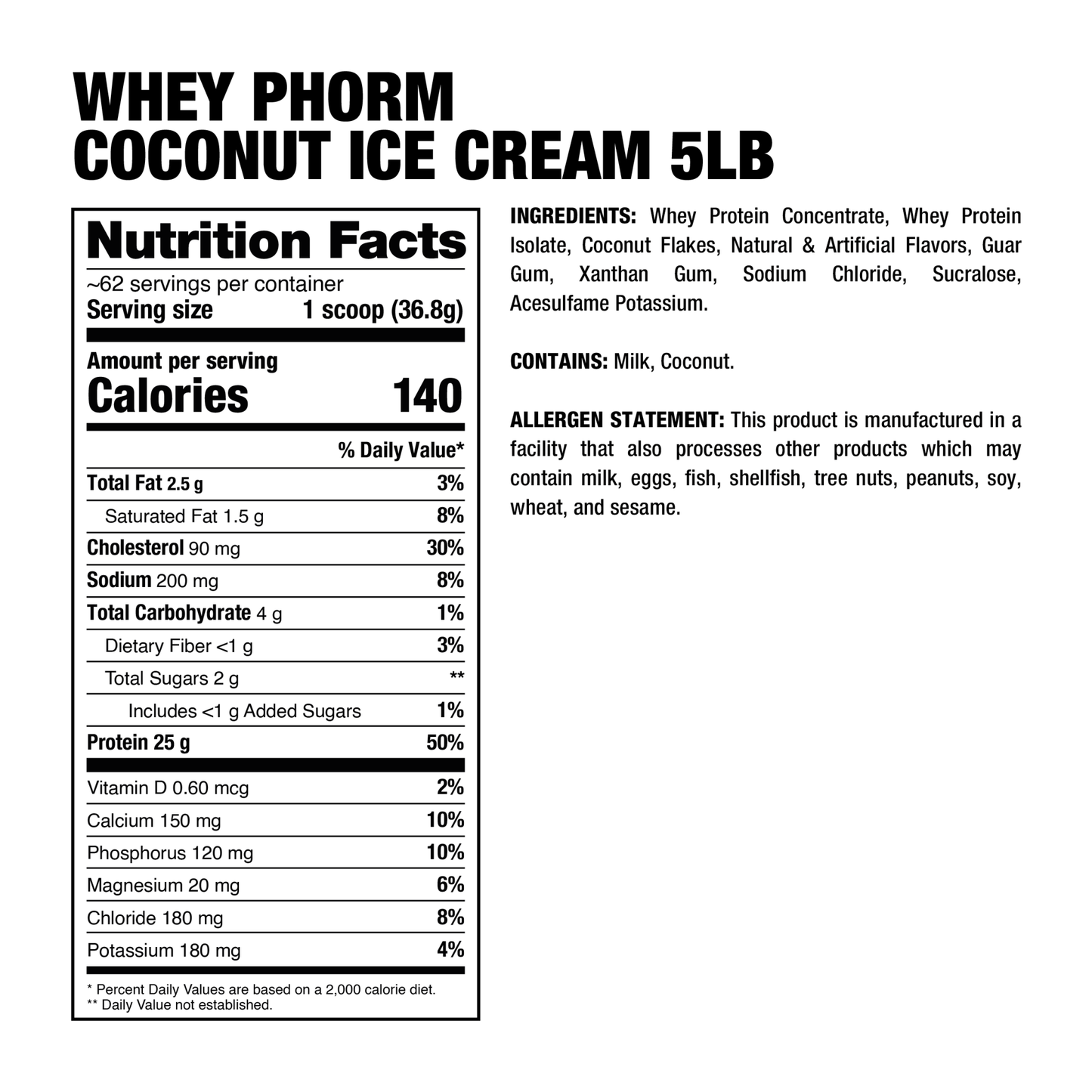 Dragon Pharma Whey Phorm 5 Lbs