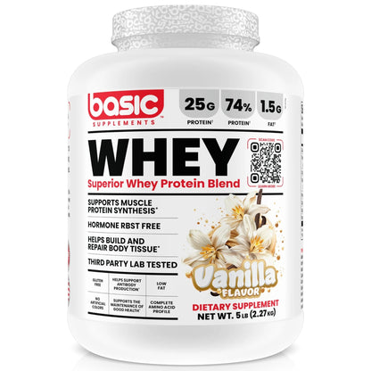 Basic Supplements Whey 5 Lbs
