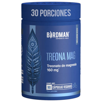 Birdman Treona Mag Treonato de Magnesio 90 Capsulas