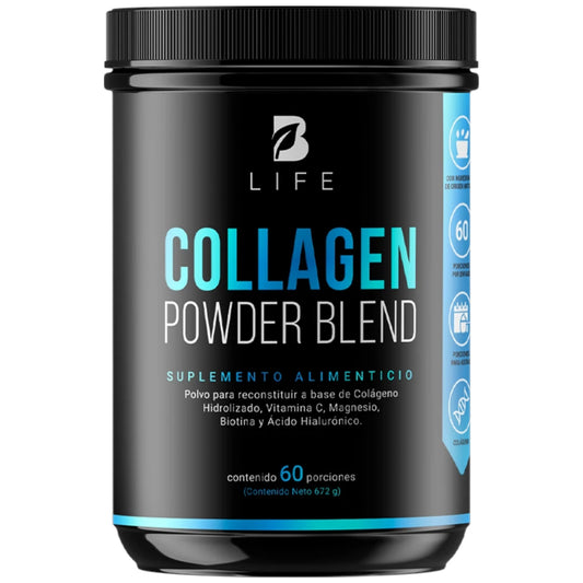 B Life Collagen Powder Blend Mezcla en Polvo con Colágeno y Nutrientes 60 Servicios
