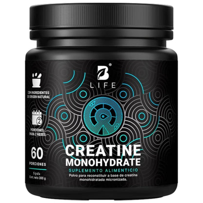 B Life Creatine Monohydrate 300 Gramos 60 Servicios