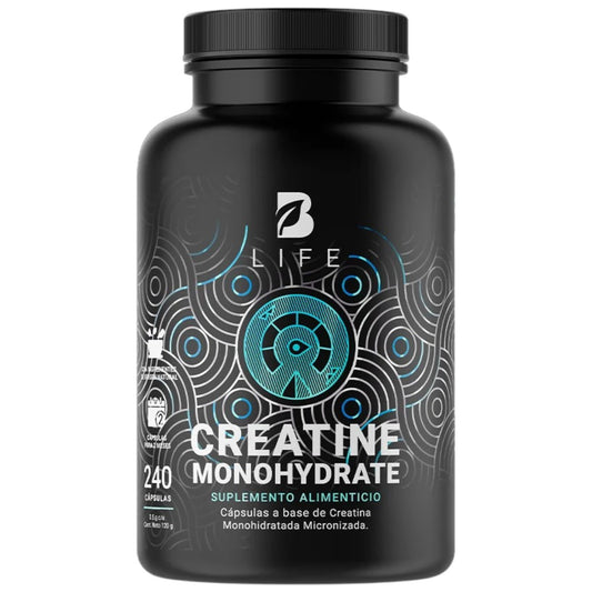 B Life Creatine Monohydrate 240 Capsulas