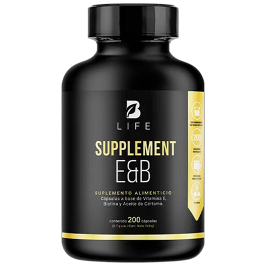 B Life Vitamina E & Biotina 200 Capsulas