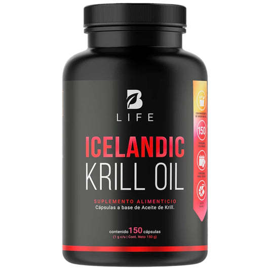 B Life Icelandic Krill Oil Aceite de Krill con EPA, DHA 150 Capsulas