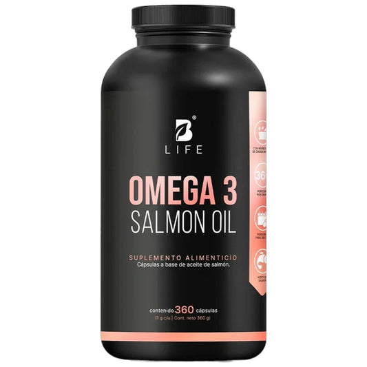 B Life Omega 3 Salmon Oil 360 Capsulas