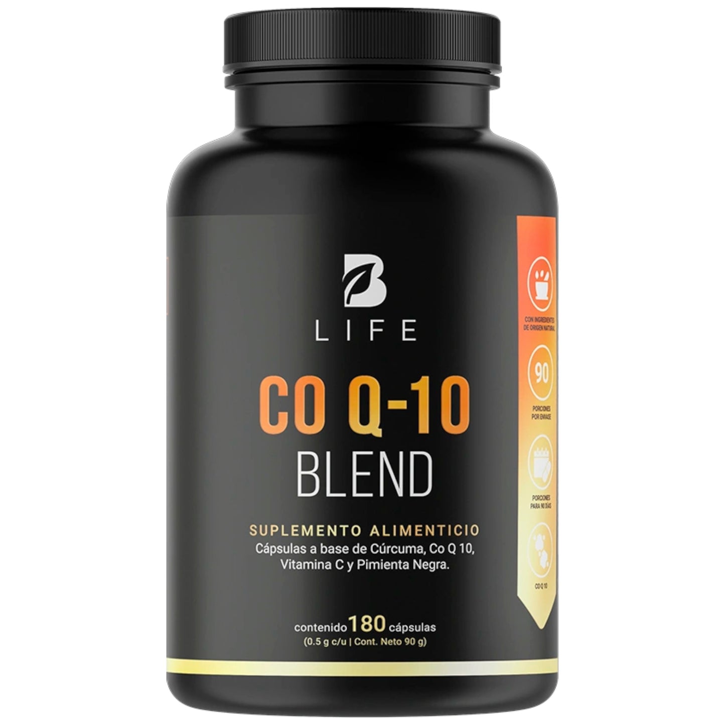 B Life Co Q-10 Blend Combinación Avanzada de Coenzima Q10 180 Capsulas