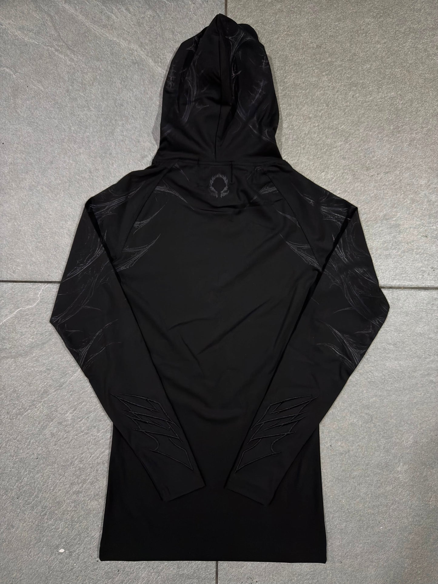Breathedivinity Void Tech Pulsefire Hoodie Compression Darkness