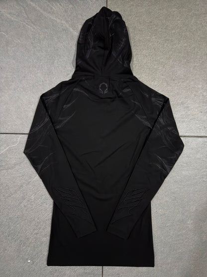 Breathedivinity Void Tech Pulsefire Hoodie Compression Darkness
