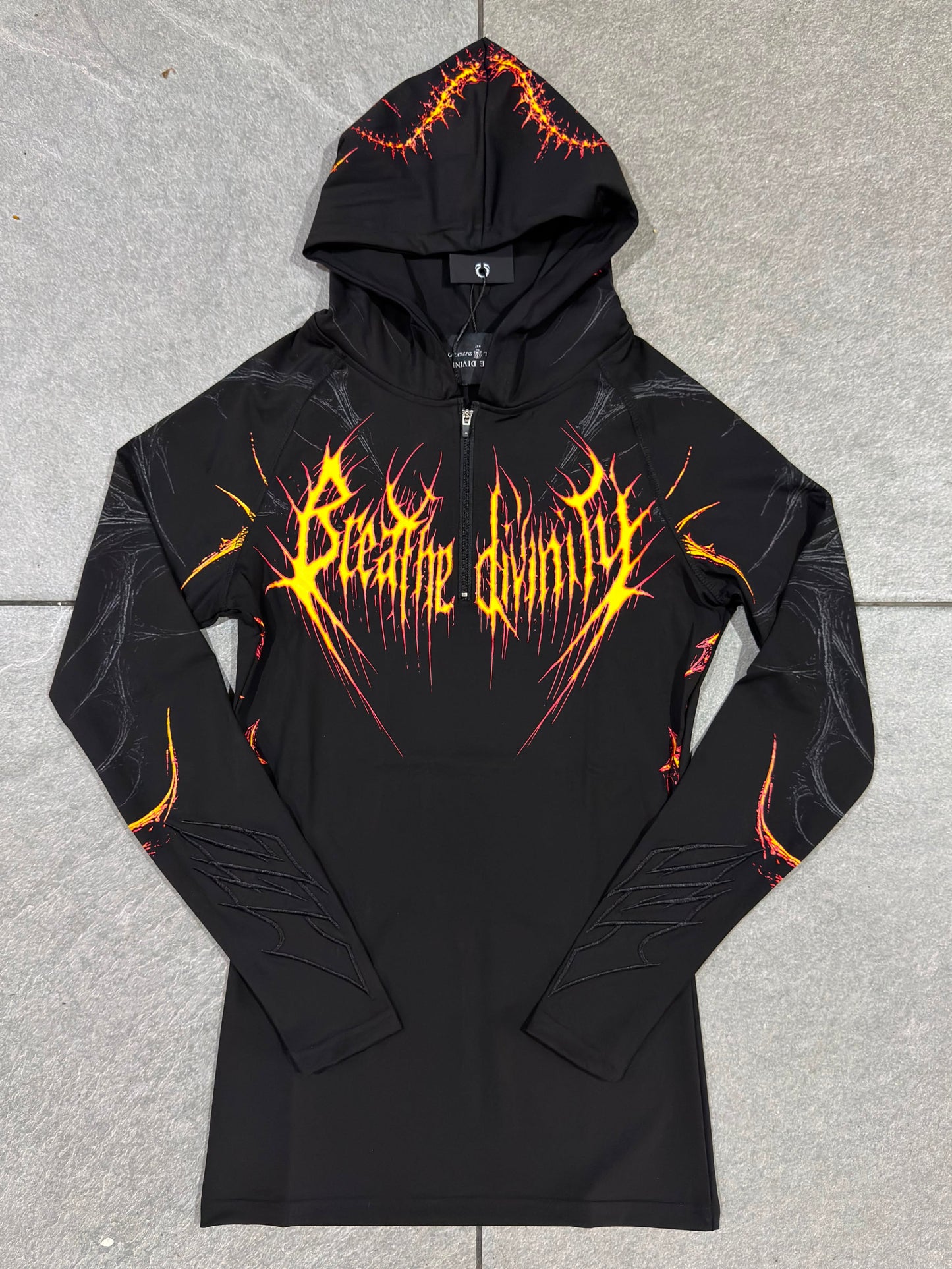 Breathedivinity Void Tech Pulsefire Hoodie Compression Inferno