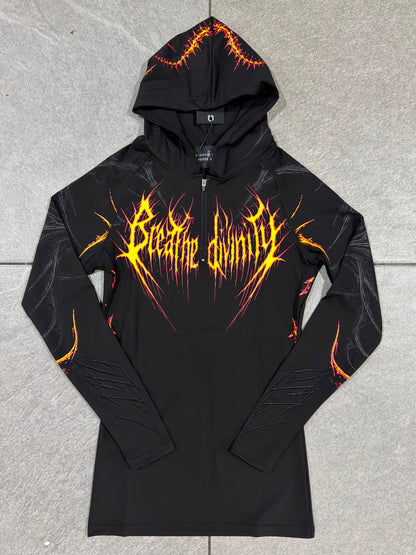 Breathedivinity Void Tech Pulsefire Hoodie Compression Inferno