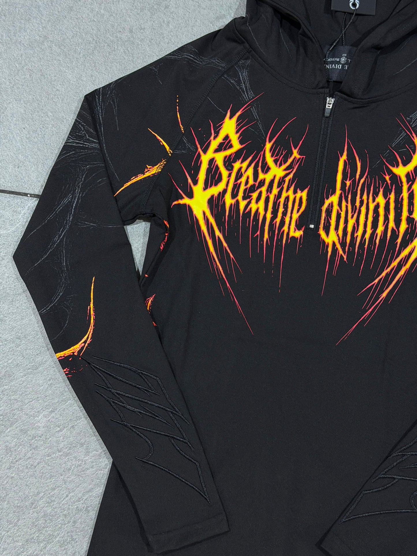 Breathedivinity Void Tech Pulsefire Hoodie Compression Inferno