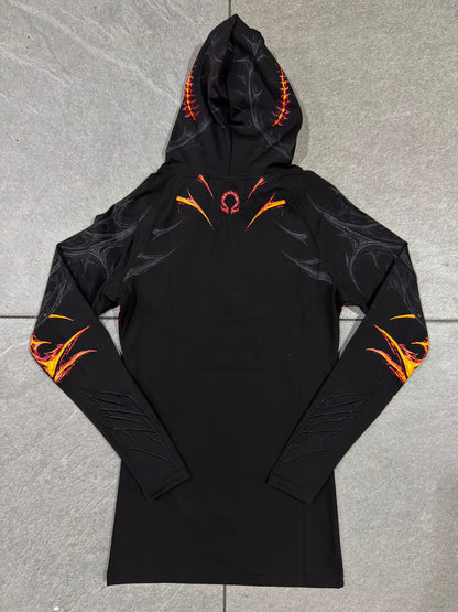 Breathedivinity Void Tech Pulsefire Hoodie Compression Inferno