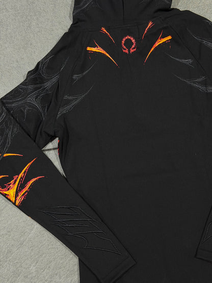 Breathedivinity Void Tech Pulsefire Hoodie Compression Inferno